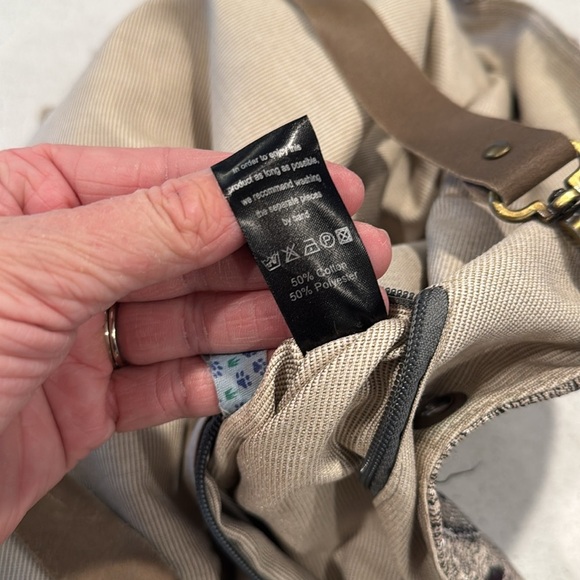 ZAND Amsterdam purse bag tote silver cream floral with movable straps - Picture 11 of 16